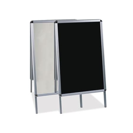 Bi-Silque Display Board, 25in, Aluminum Frame, Black DKT30505072